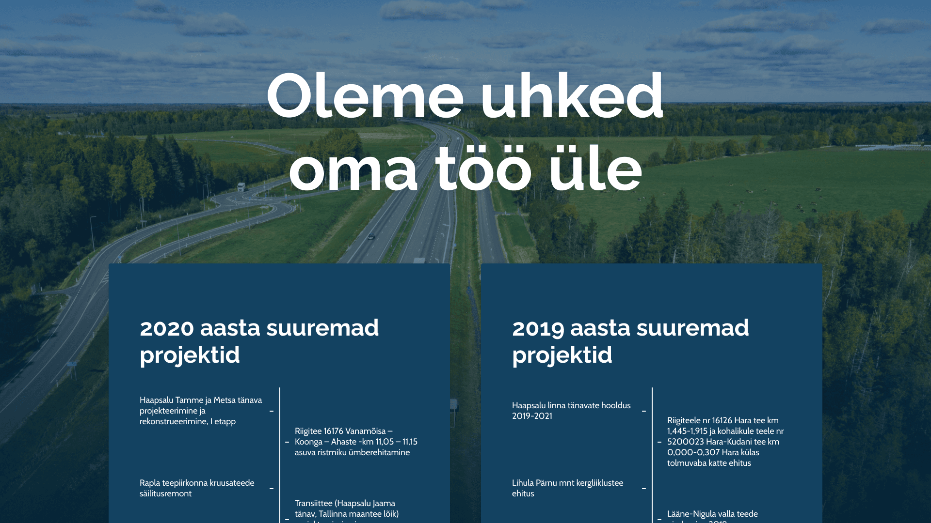 Lääne Teed, referentsid