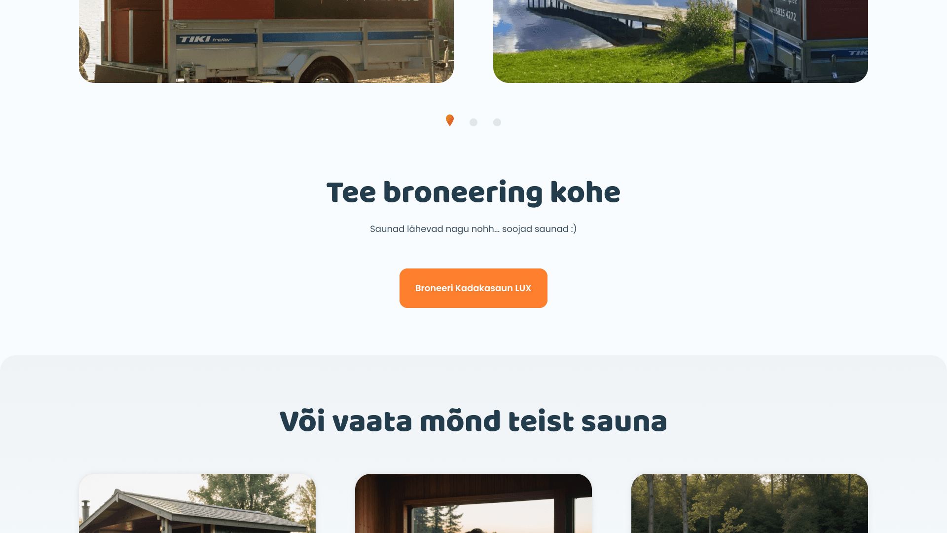 Saunatrip tee broneering