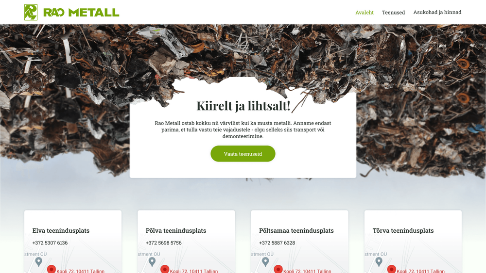 Rao metall bänner